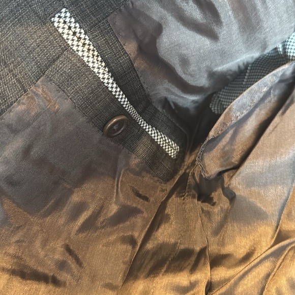 John Varvatos Star Wool Dinner Jacket 44 Regular Black/Grey 40 reg - Picture 9 of 14